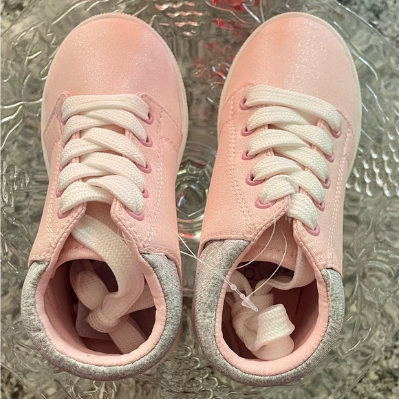 NWOT-Carters Simple Joys Cora high top pink sneaker - Picture 4 of 6
